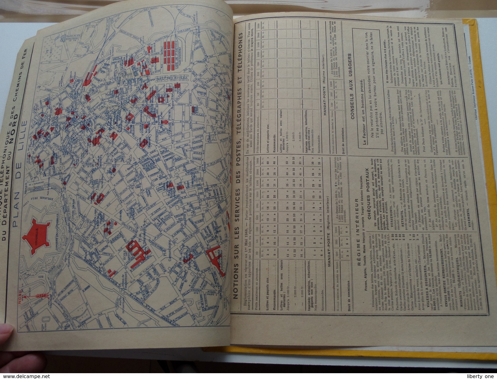 1947 Sérénité / Carte Des Chemins De Fer NORD ( Oberthur Rennes Paris : Zie/voir Photo Pour/voor Detail !! - Grand Format : 1941-60