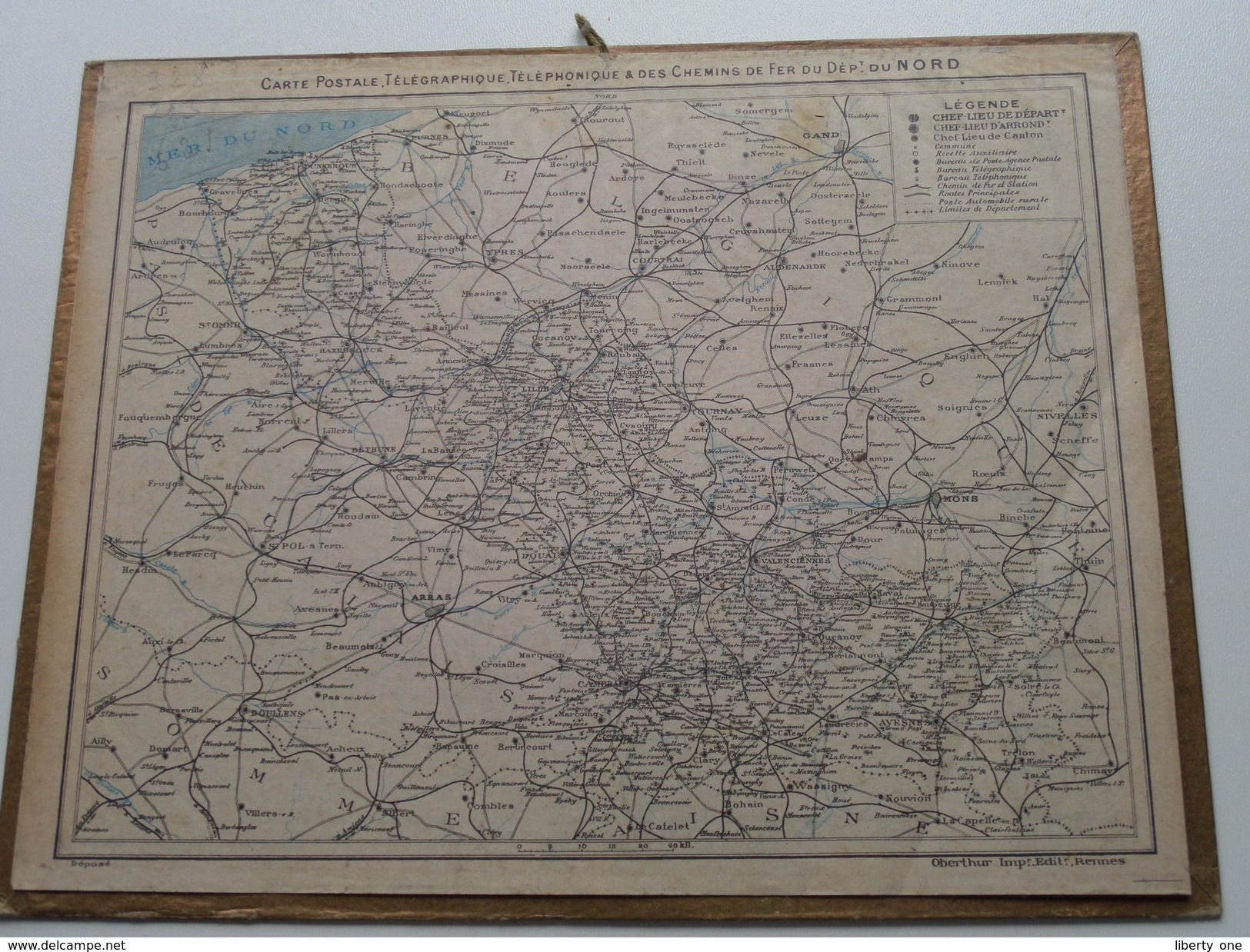 1932 Montfleury ( Isère ) / Carte Des Chemins De Fer NORD ( Oberthur Rennes : Zie/voir Photo Pour/voor Detail !! - Big : 1921-40