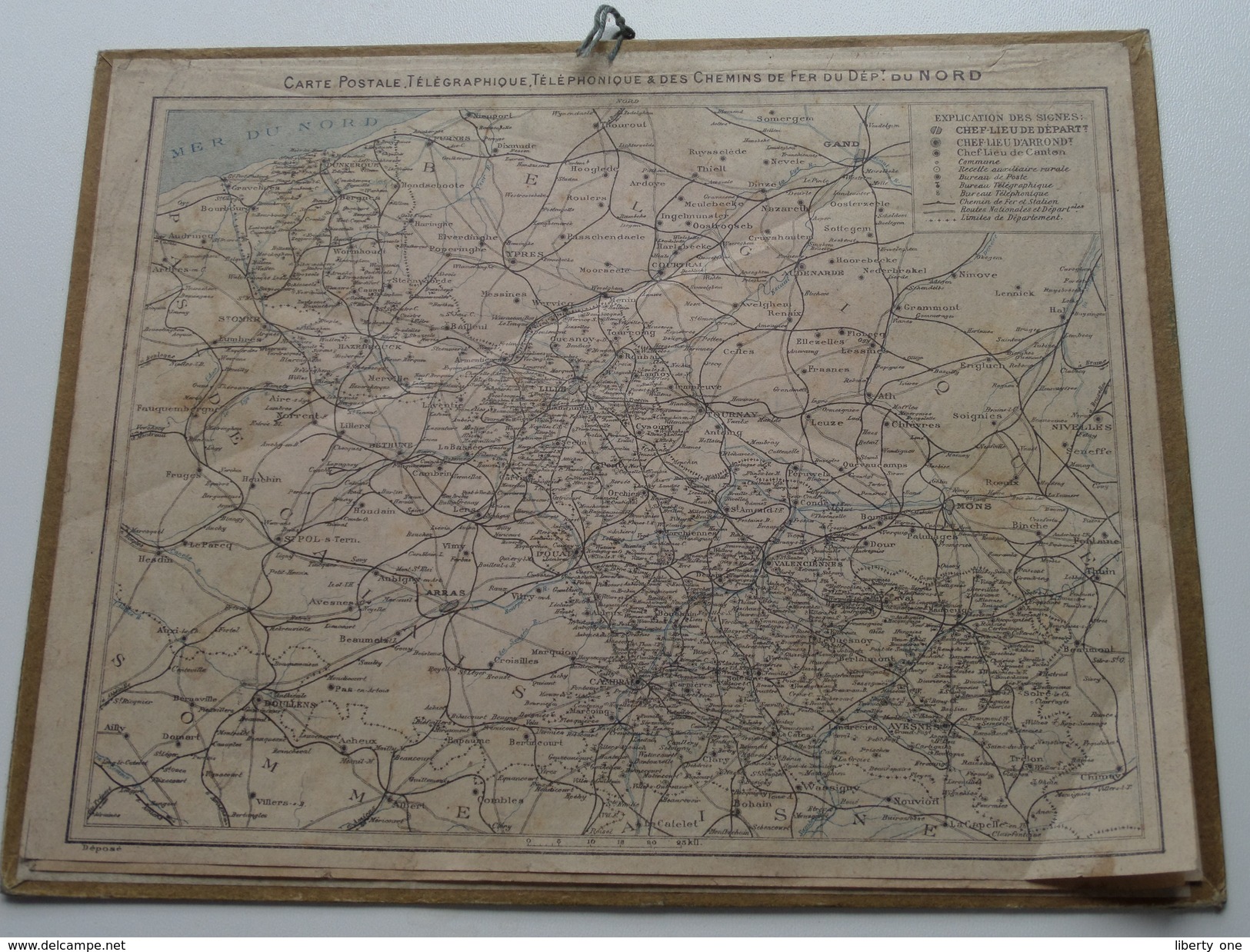 1930 Gorge D'Enfer, Les Eyzies / Carte Des Chemins De Fer NORD ( Oberthur Rennes : Zie/voir Photo Pour/voor Detail ! - Grand Format : 1921-40