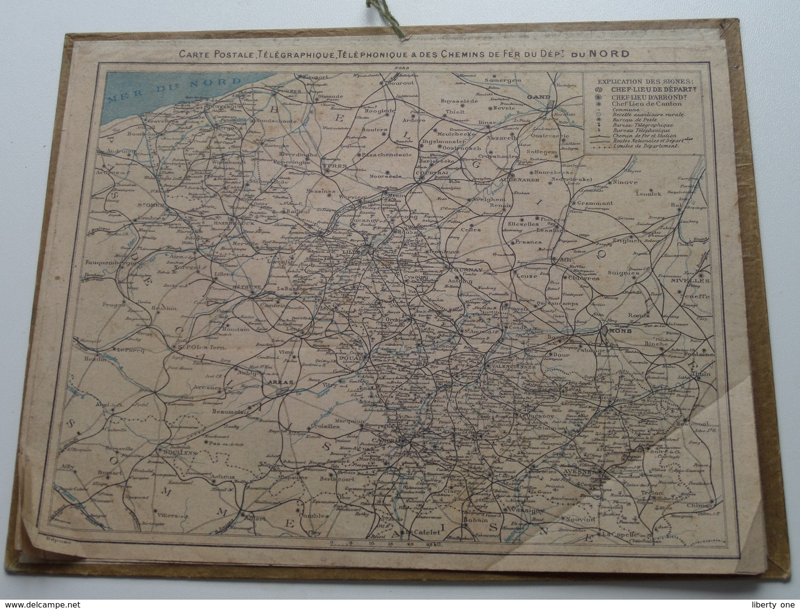 1929 Fonds Du Lac De Gaube / Carte Des Chemins De Fer NORD ( Oberthur Rennes : Zie/voir Photo Pour/voor Detail ! - Big : 1921-40
