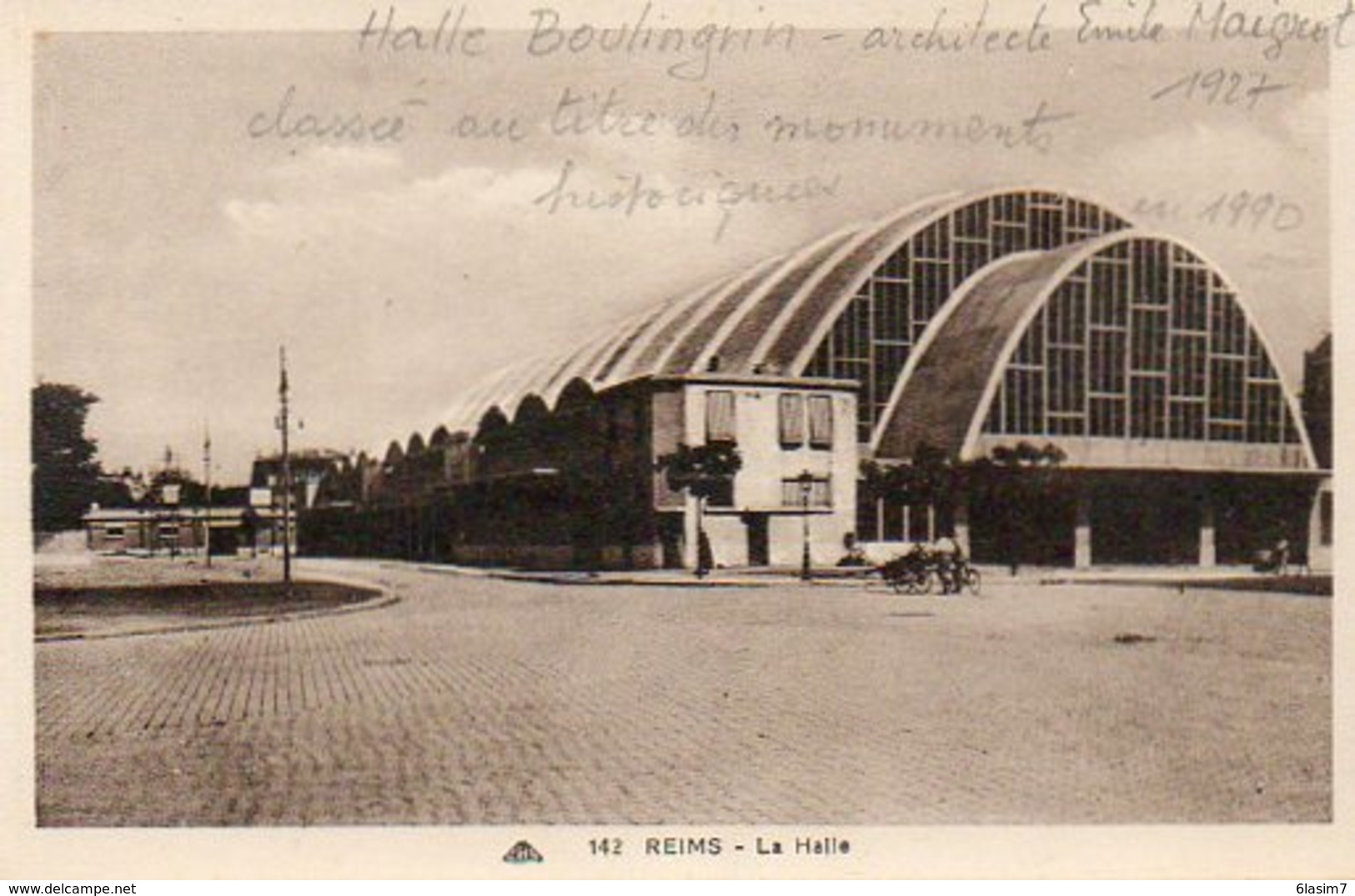 CPA - REIMS (51) - Halle Boulingrin En Béton Et Verre,de L'Architecte E.Maigrot , Classée Monument Historique En 1990 - Reims