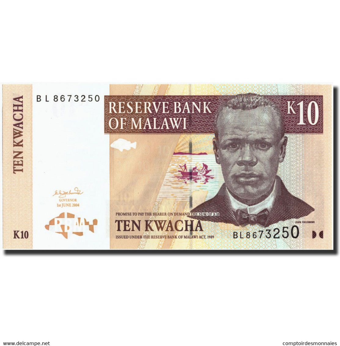 Billet, Malawi, 10 Kwacha, 1997, 1997-07-01, KM:51a, NEUF - Malawi