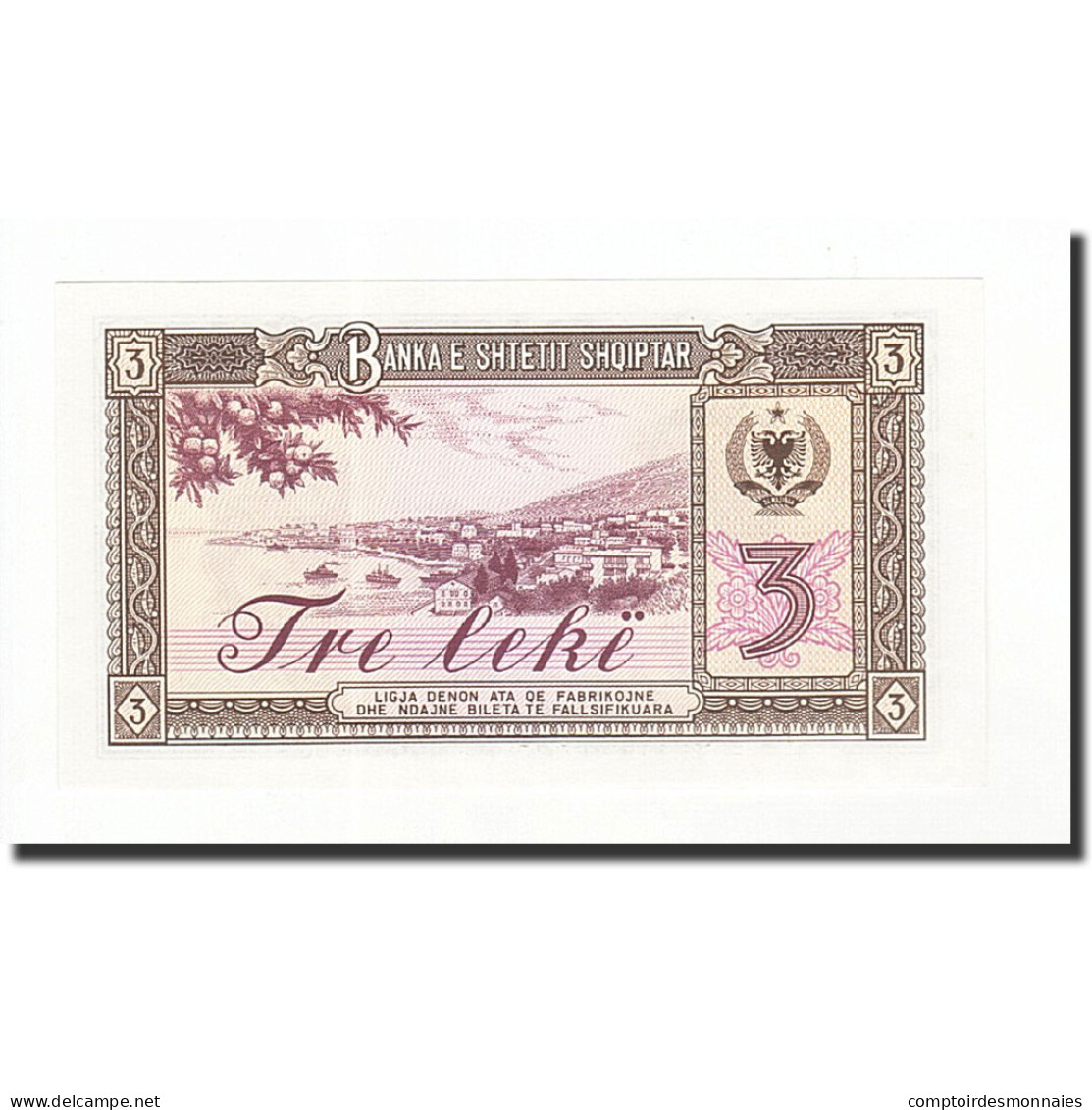 Billet, Albania, 3 Lekë, Undated (1964), KM:34a, NEUF - Albanie