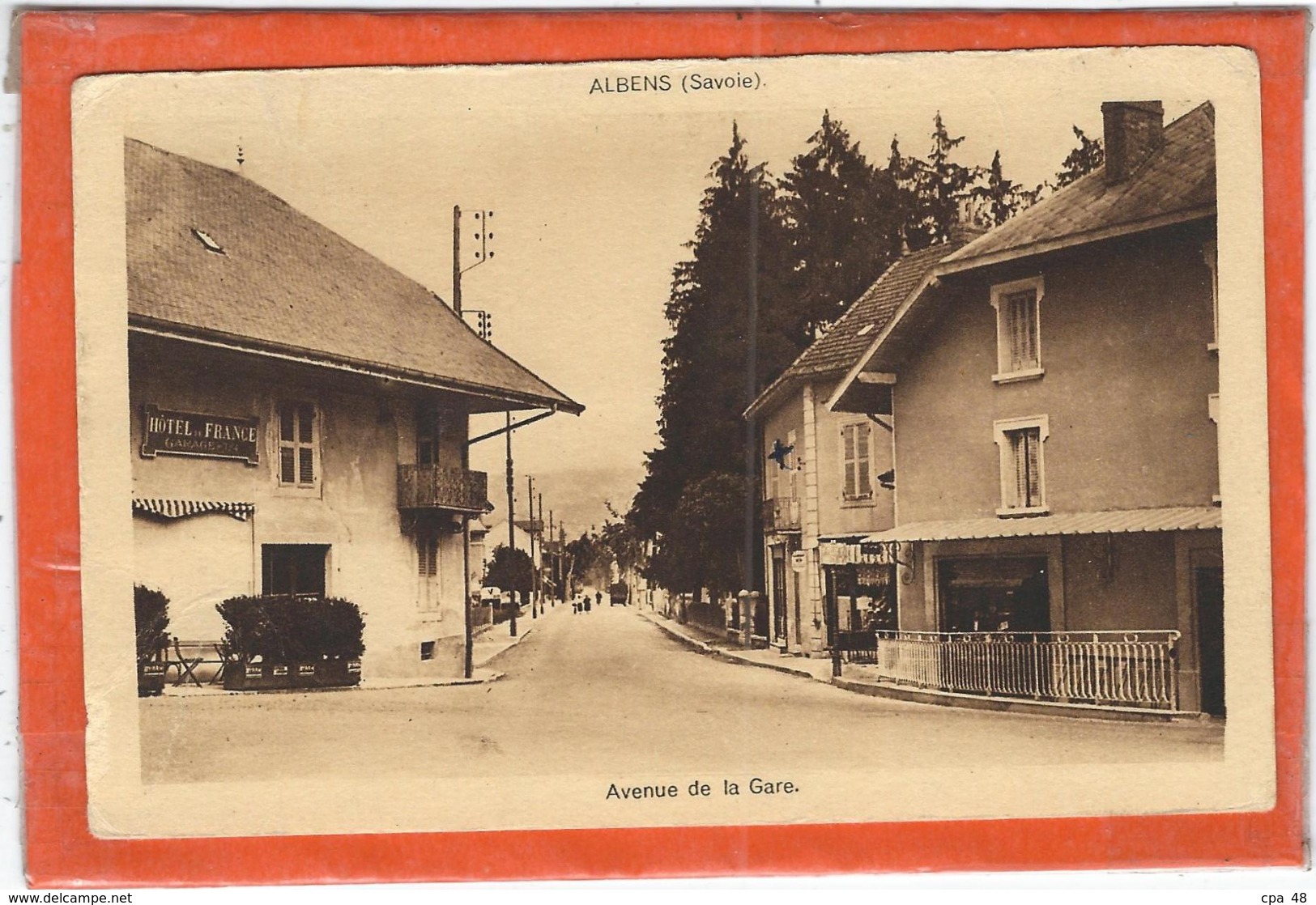 Savoie, Albens, Avenue De La Gare - Albens