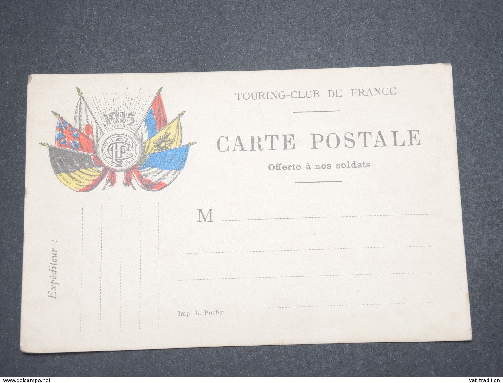 FRANCE - Carte Postale De Franchise Militaire " Touring Club De France " Non Voyagé - L 7673 - Lettres & Documents