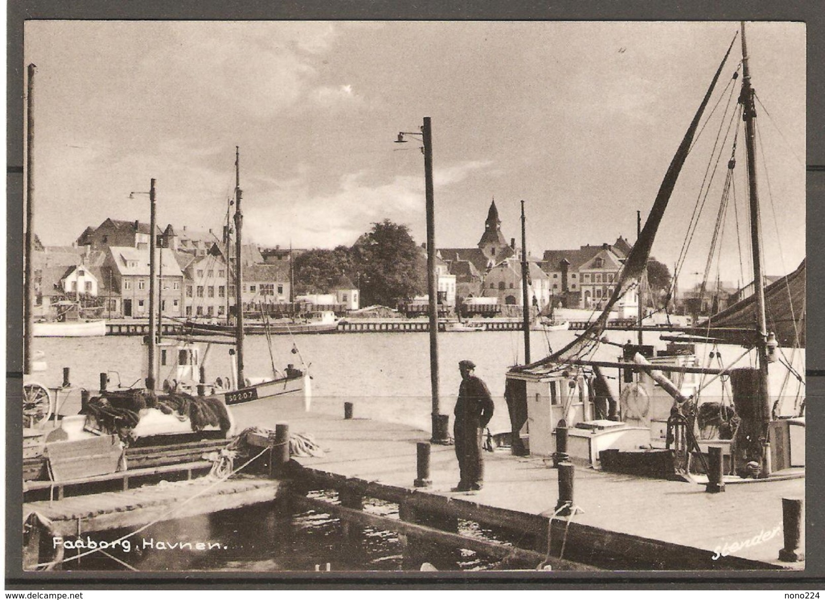 Carte Postale Du Danemark ( Faaborg Havnen ) - Danemark