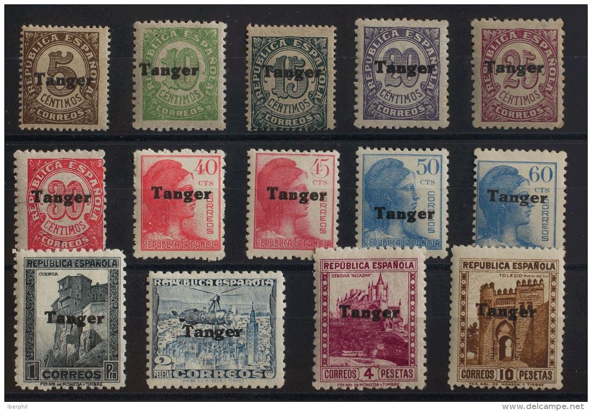 DEPENDENCIAS POSTALES ESPA&Ntilde;OLAS. T&aacute;nger. * MH 114/27 Serie Completa. MAGNIFICA. (Edifil 2017: 98&euro;) - Maroc Espagnol