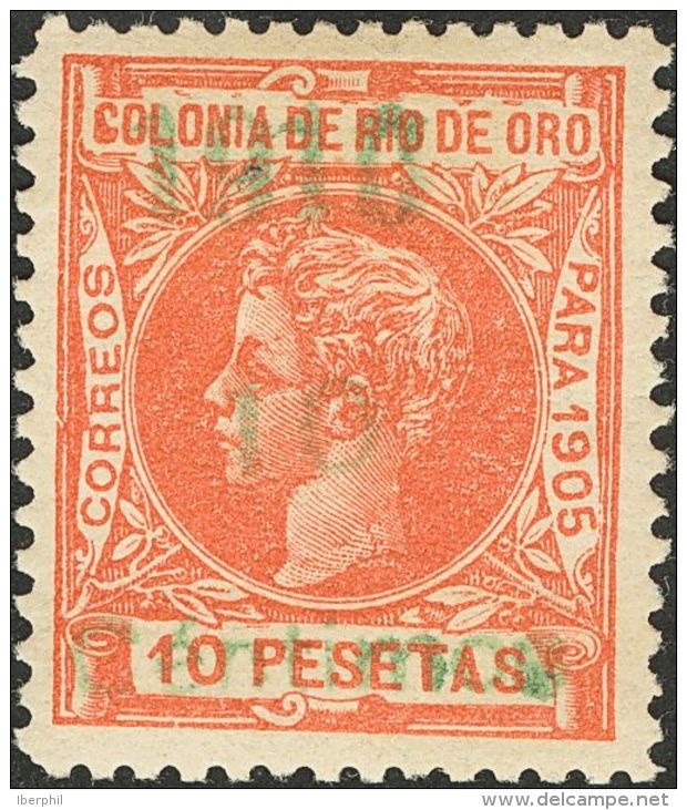 DEPENDENCIAS POSTALES ESPA&Ntilde;OLAS. Rio De Oro. * MH 56hcca 10 Cts Sobre 10 Pts Naranja. CAMBIO DE COLOR EN LA SOBRE - Rio De Oro