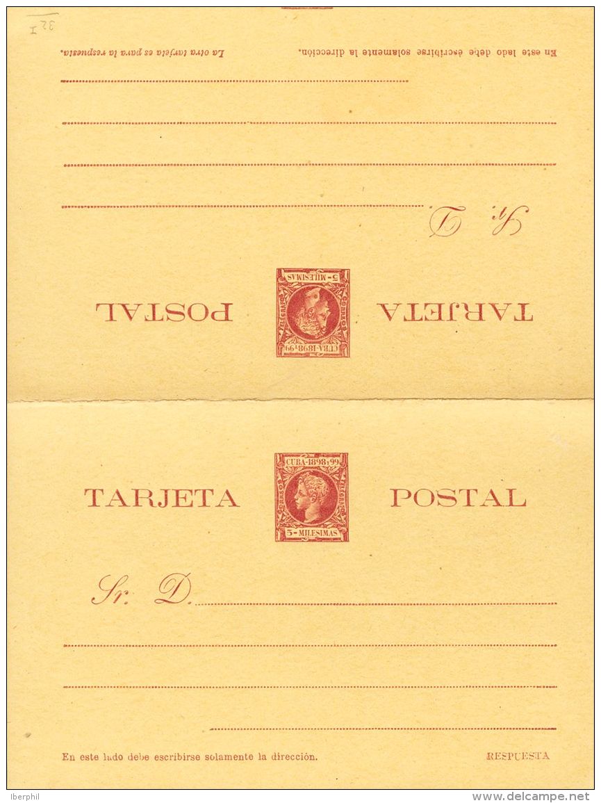 DEPENDENCIAS POSTALES ESPA&Ntilde;OLAS. Cuba-Entero Postal. (*) EP31/38 Serie Completa Sobre Tarjetas Entero Postales. M - Cuba (1874-1898)