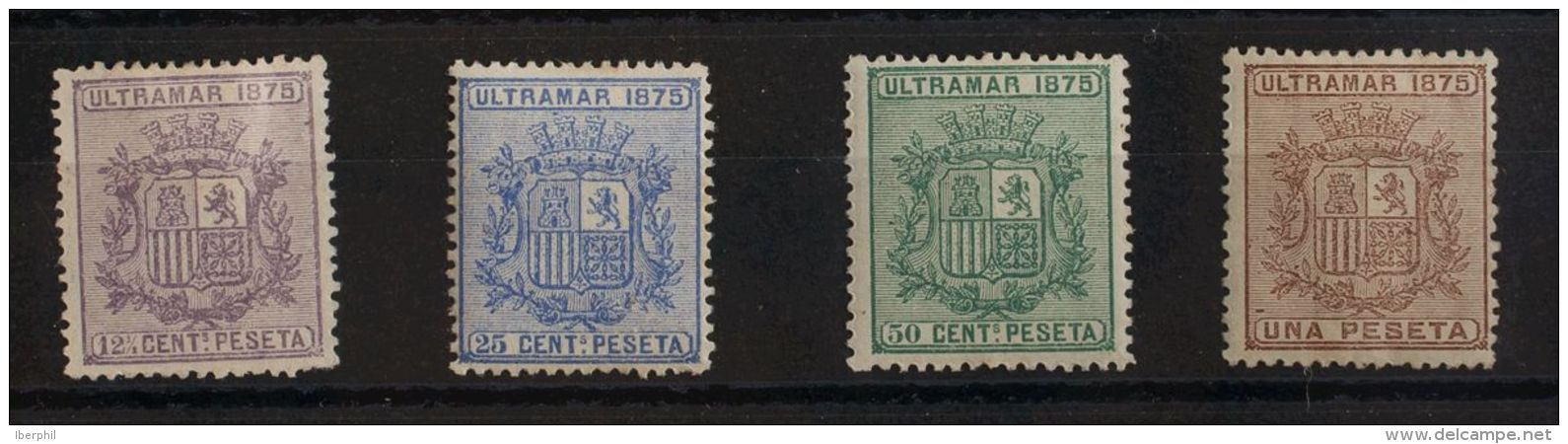 DEPENDENCIAS POSTALES ESPA&Ntilde;OLAS. Cuba. */(*) 31/34 Serie Completa. Excelentes Centrajes. MAGNIFICA. - Cuba (1874-1898)
