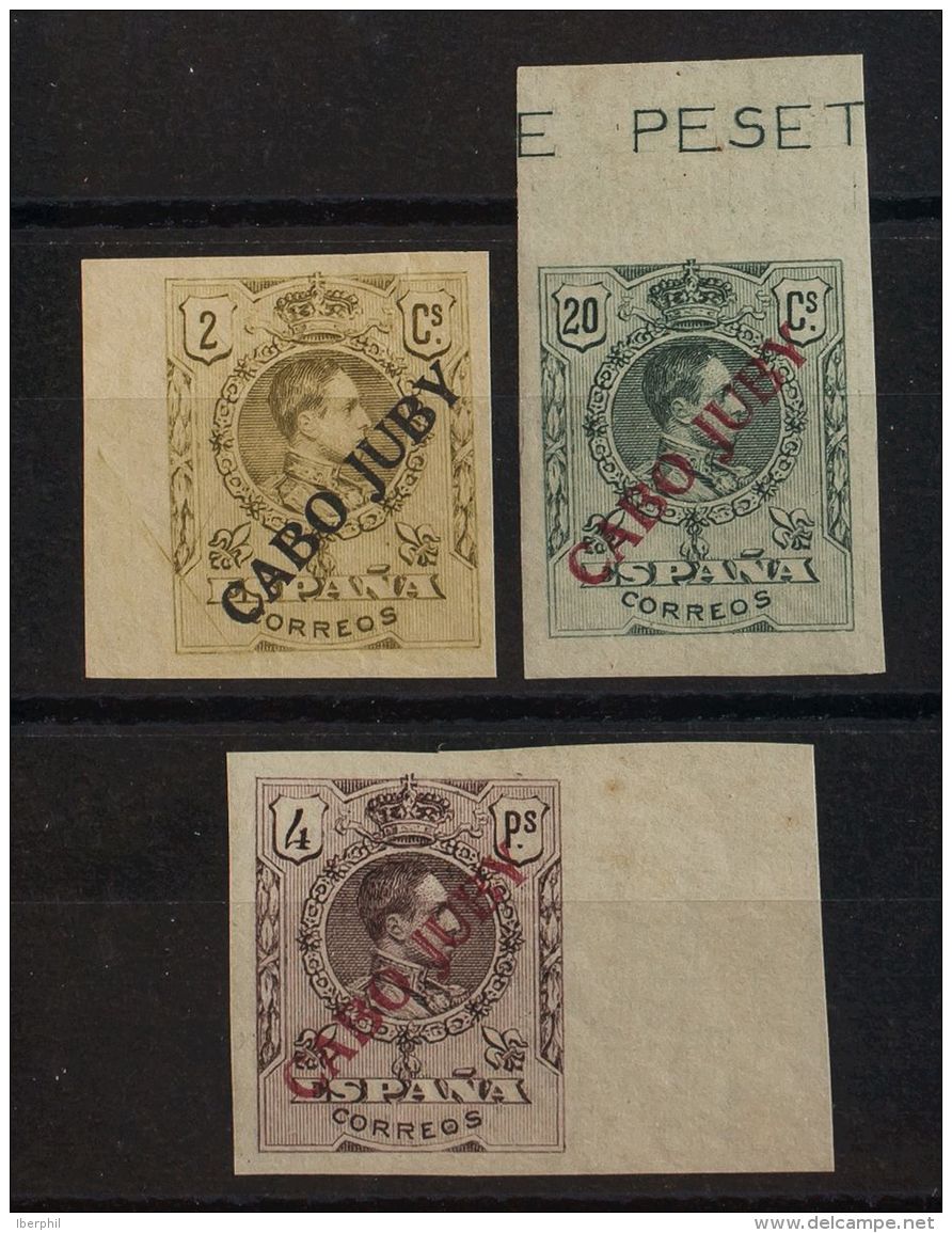 DEPENDENCIAS POSTALES ESPA&Ntilde;OLAS. Cabo Juby. */(*) 6s, 10s, 16s 2 Cts Casta&ntilde;o, 20 Cts Verde Bronce Y 4 Pts - Cabo Juby