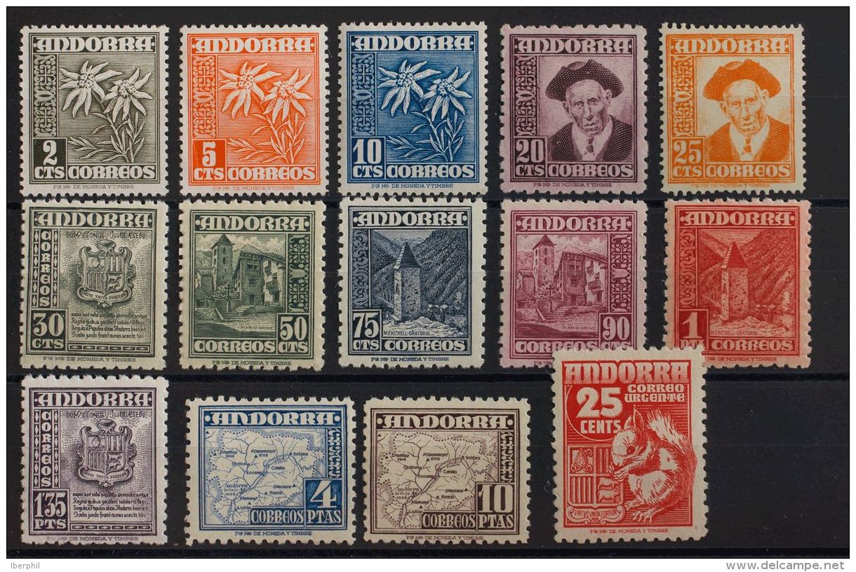 DEPENDENCIAS POSTALES ESPA&Ntilde;OLAS. Andorra. ** MNH 45/58 Serie Completa. MAGNIFICA. (Edifil 2017: 210&euro;) - Andere & Zonder Classificatie