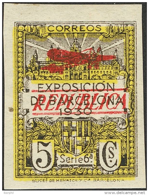 AYUNTAMIENTO DE BARCELONA. * MH NE9/16 Serie Completa. NO EMITIDA. MAGNIFICA. (Edifil 2017: 96&euro;) - Barcelone