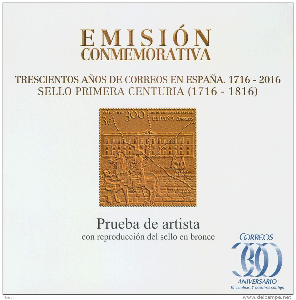 2&ordm; CENTENARIO. Pruebas De Lujo. ** MNH 125P Prueba De Lujo (sello En Bronce). PRIMERA CENTURIA. MAGNIFICA. - Andere & Zonder Classificatie