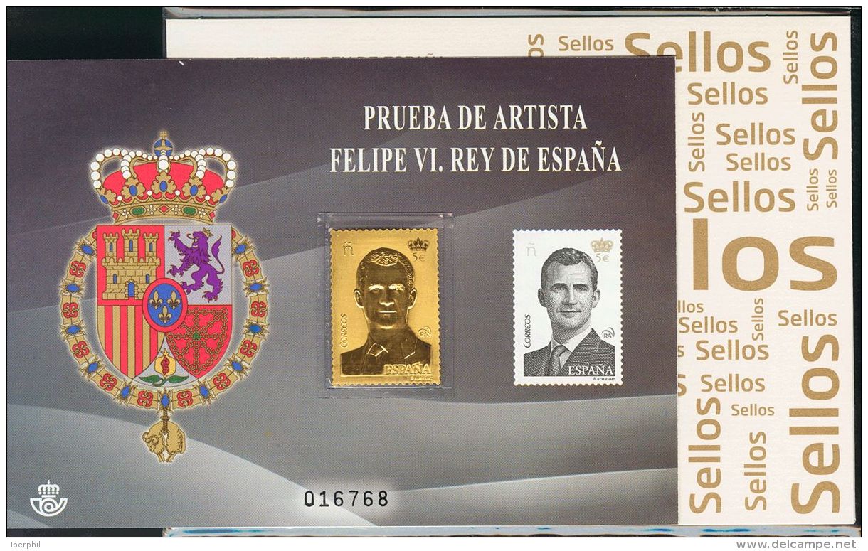 2&ordm; CENTENARIO. Pruebas De Lujo. ** MNH 120P Prueba De Lujo (sello En Oro). FELIPE VI. MAGNIFICA. (Edifil 2017: 36&e - Andere & Zonder Classificatie