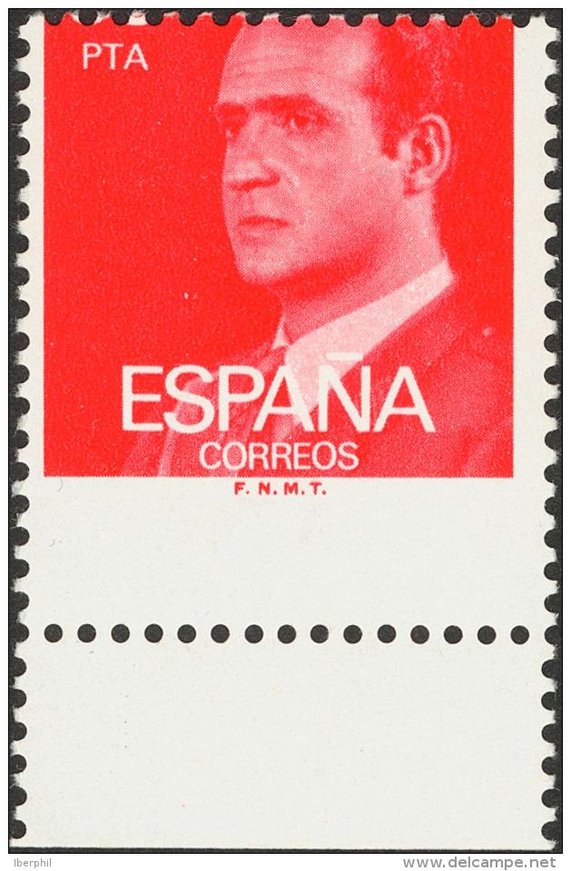 2&ordm; CENTENARIO. ** MNH 2601pdv 50 Pts Rojo, Borde De Hoja. Variedad DENTADO DESPLAZADO (al Tratarse De Un Borde De H - Autres & Non Classés