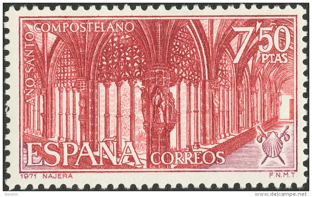 2&ordm; CENTENARIO. ** MNH 2050 7&acute;50 Pts Granate. Variedad De Tonalidad. MAGNIFICO E INUSUAL. - Other & Unclassified