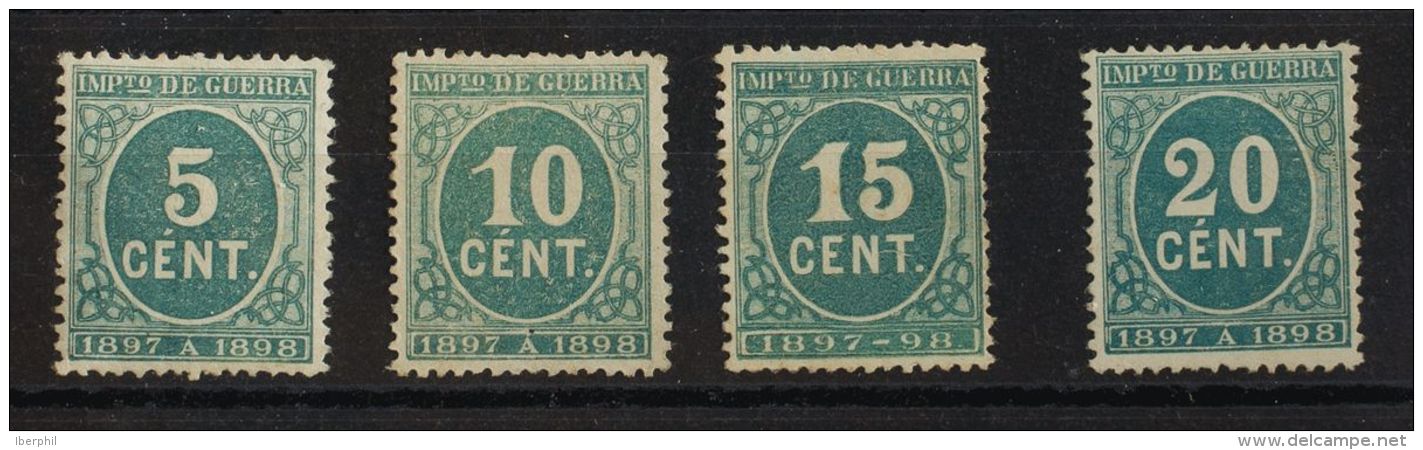 ALFONSO XIII. Alfonso XIII. Cifras. * MH 232/35 Serie Completa. BONITA. (Edifil 2017: 758,5&euro;) - Autres & Non Classés