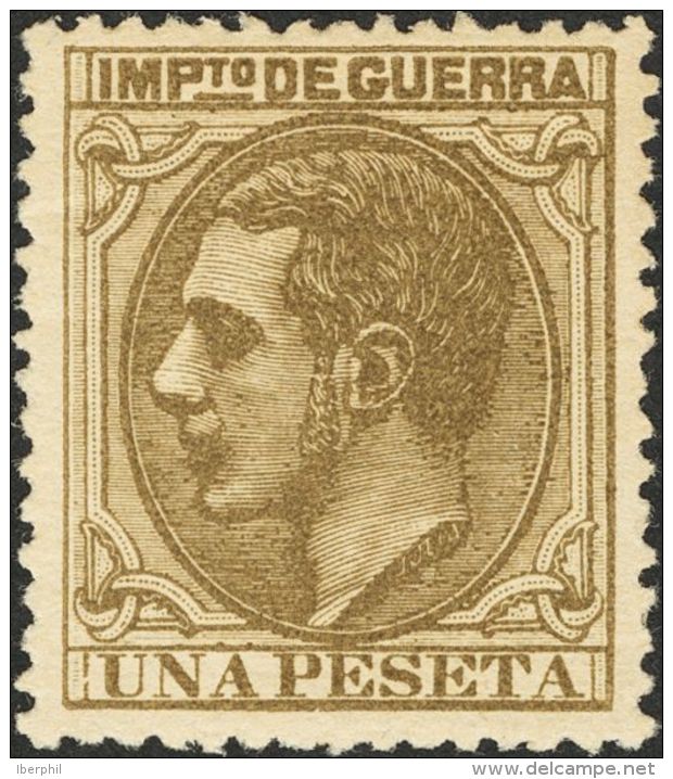 ALFONSO XII. Alfonso XII. 1 De Mayo De 1879. * MH NE9 1 Pts Verde Oscuro. NO EMITIDO. MAGNIFICO. (Edifil 2017: +48&euro; - Autres & Non Classés