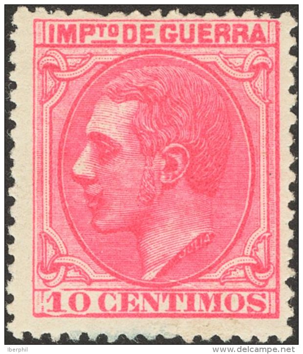 ALFONSO XII. Alfonso XII. 1 De Mayo De 1879. * MH NE5 10 Cts Rosa. NO EMITIDO. MAGNIFICO. (Edifil 2017: 46&euro;) - Andere & Zonder Classificatie