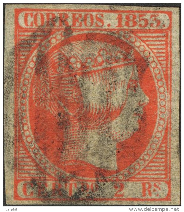 ISABEL II. Isabel II. 1 De Enero De 1853. &ordm; 19 2 Reales Bermell&oacute;n. BONITO. Cert. CEM. (Edifil 2017: 4675&eur - Andere & Zonder Classificatie