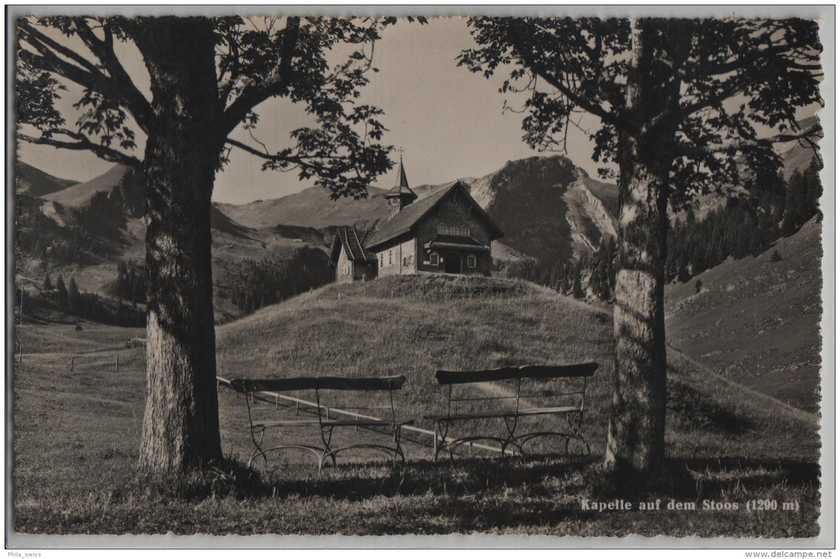 Kapelle Auf Dem Stoos (1290 M) Photoglob No. 12024 - Autres & Non Classés