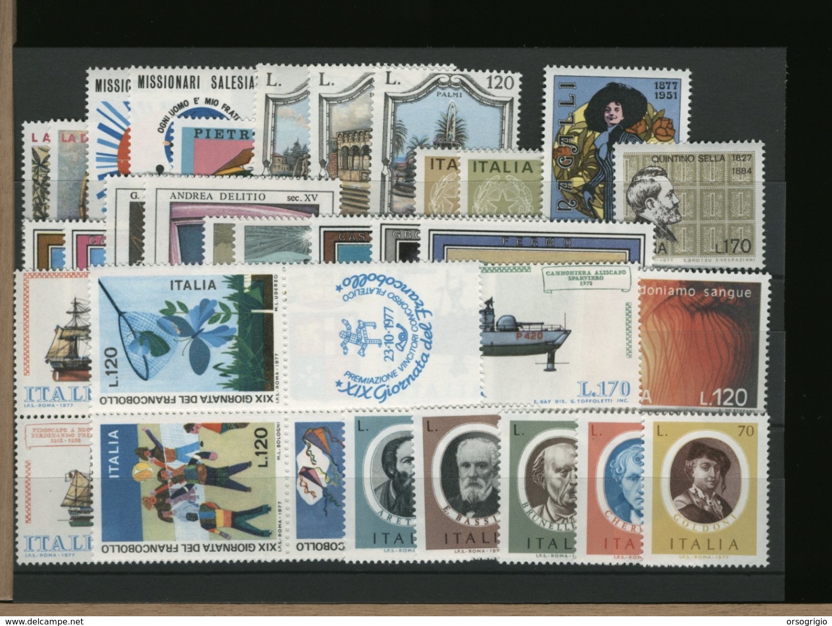 ITALIA - ANNATA COMPLETA NUOVO MNH 1977 - Annate Complete