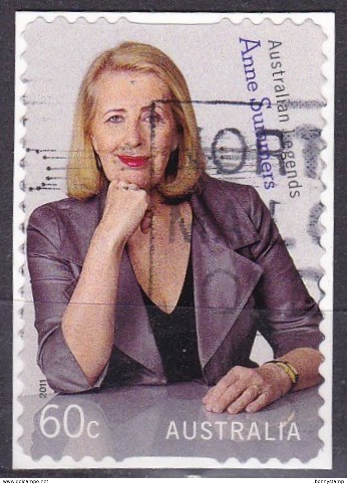 Australia, 2011 - 60c Anne Summers, Su Frammento - Usato° - Used Stamps