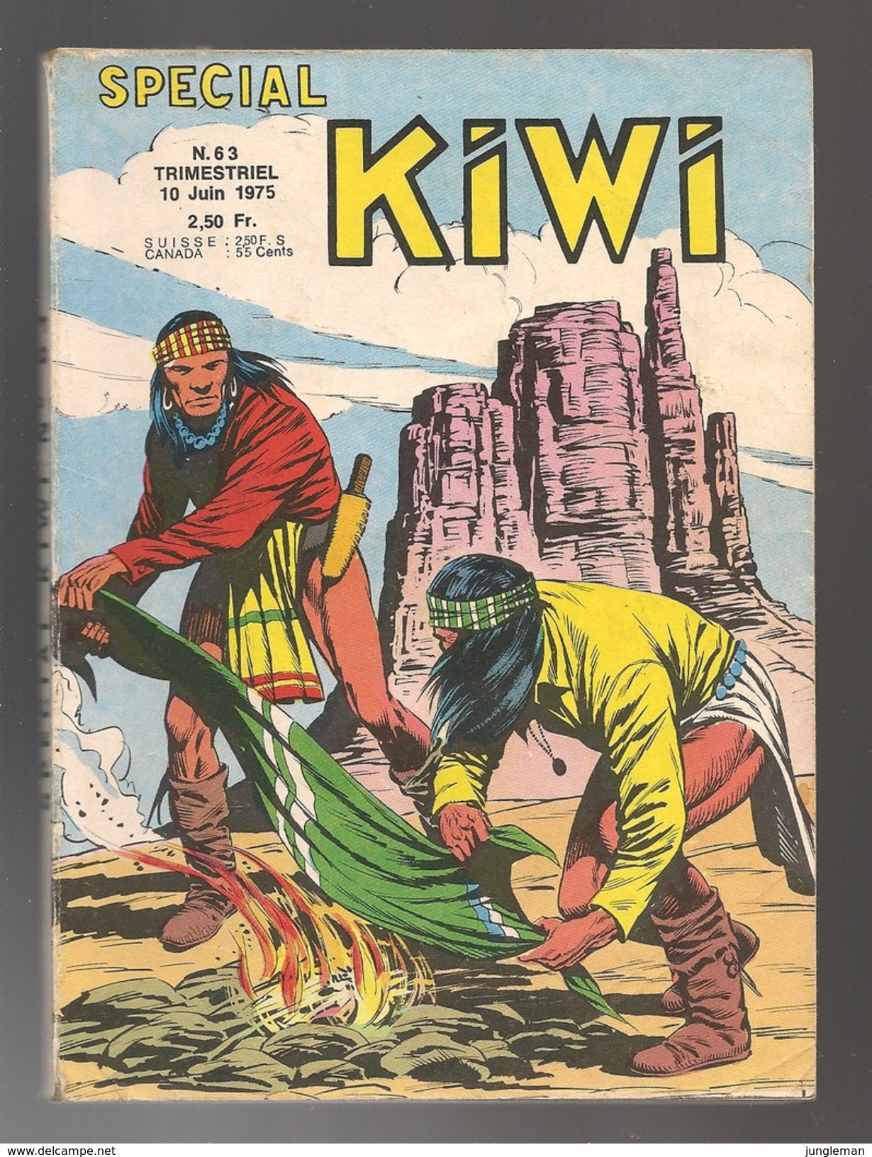 Spécial Kiwi N° 63 - Editions LUG à Lyon - Juin 1975 - Avec Zagor Et Le Navire Des Milliardaires - BE - Kiwi