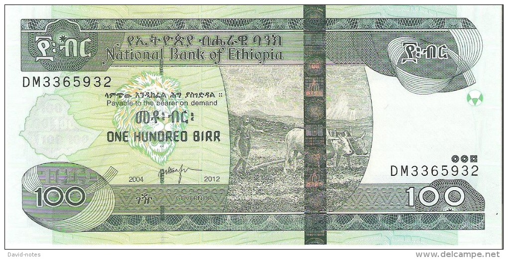 Ethiopia - Pick 52 - 100 Birr 2004-2012 - Unc - Etiopia