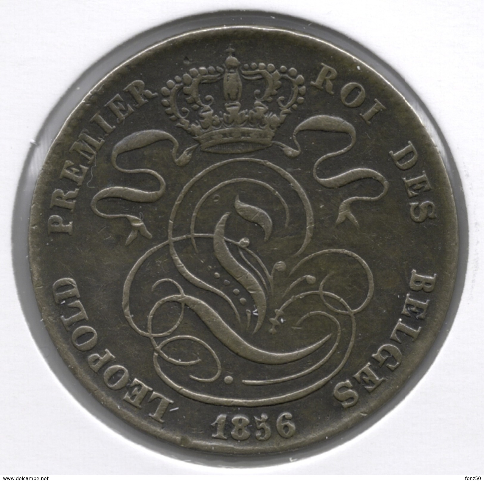 LEOPOLD I * 5 Centiem 1856  Met Punt * Prachtig * Nr 6400 - 5 Cents