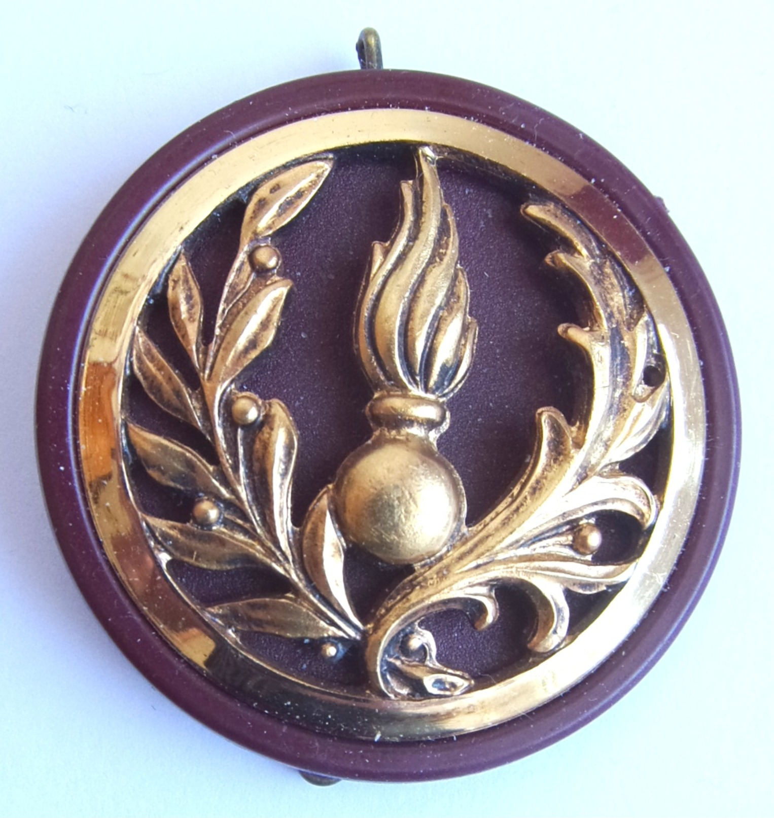 INSIGNE DE BERET / COIFFURE INTENDANCE COMMISSARIAT - Armée De Terre