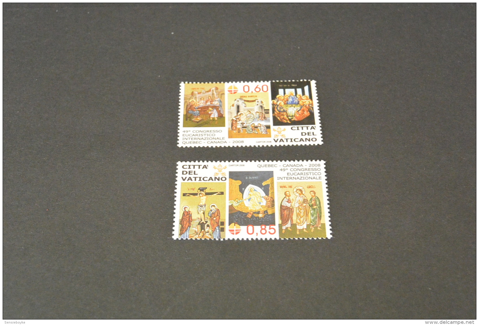 K11276- Set MNH  Vatican City -  2008-  49th. Eucharistic Congress - Unused Stamps