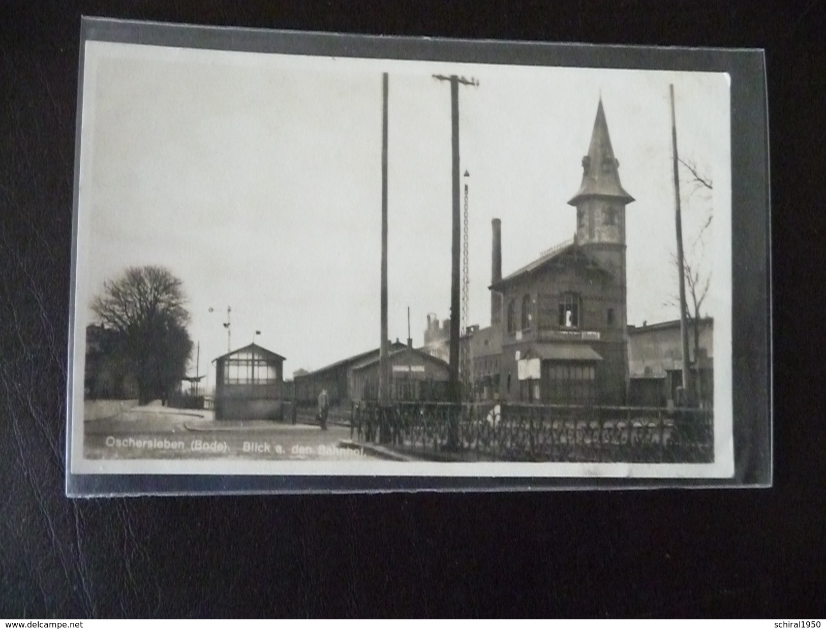 Oschersleben (Bode) Blick A. Den Bahnhof 1931 - Oschersleben