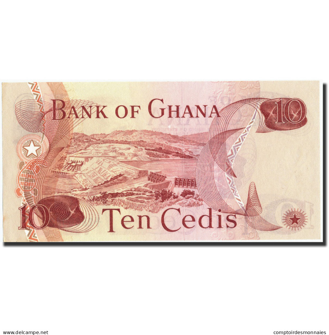 Billet, Ghana, 10 Cedis, 1978, 1978-01-02, KM:16f, NEUF - Ghana