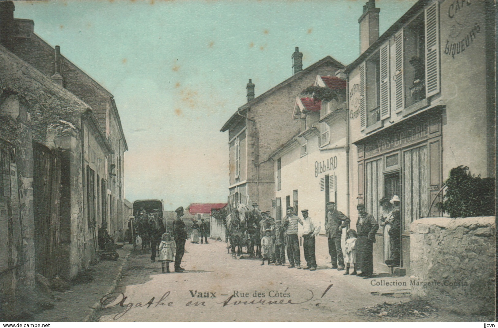 78 - Yvelines - Vaux De Cernay - Vaux - Rue Des Côtés (colorisée) - Vaux De Cernay