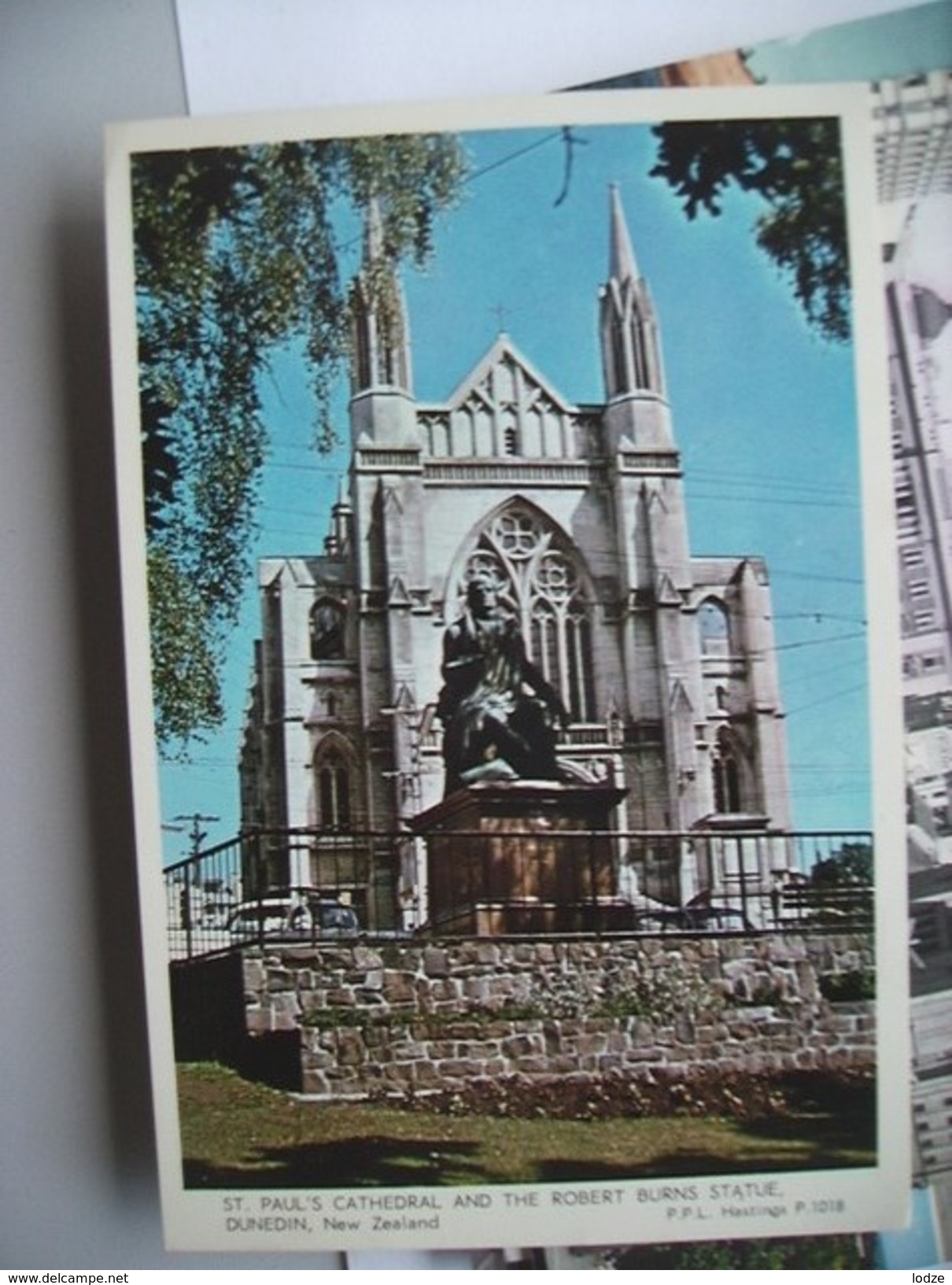 Nieuw Zeeland New Zealand Dunedin Cathedral And Statue - Nieuw-Zeeland