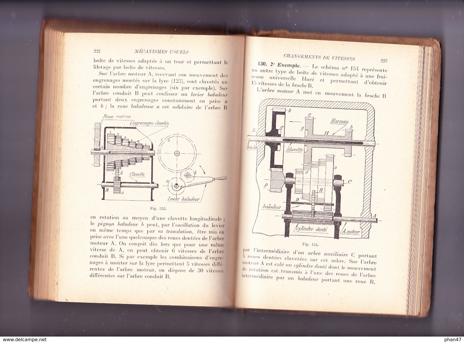 MECANISMES USUELS, F. HARANG Manuel D'Enseignement Technique V. Vardon, Ed. MASSON 1927 - Über 18