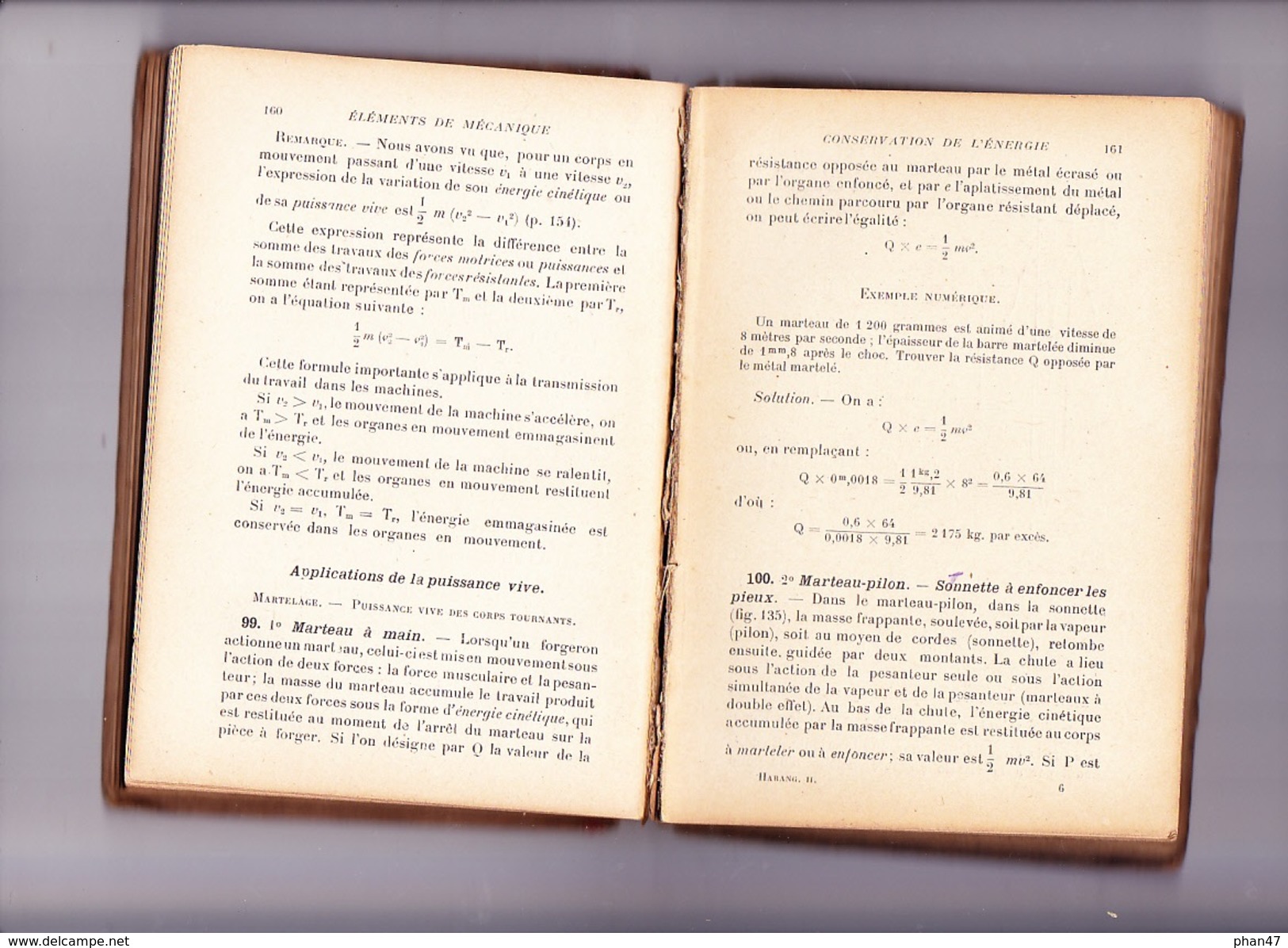 ELEMENTS DE MECANIQUE, F. HARANG Manuel D'Enseignement Technique V. Vardon, Ed. MASSON 1928 - 18 Ans Et Plus