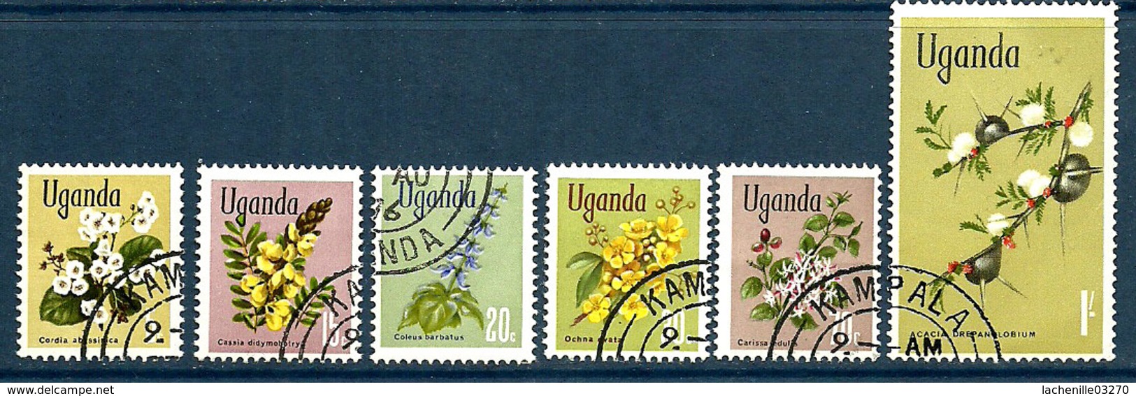 Ouganda - Flore - 6 TP - Oblitéré - Sonstige & Ohne Zuordnung