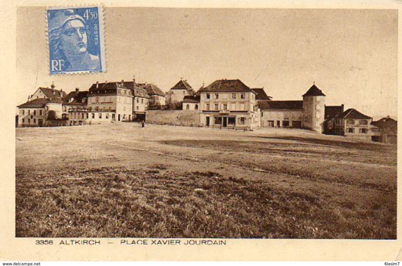 CPA - ALTKIRCH (68) - Aspect De La Place Xavier Jourdain En 1952 - Altkirch