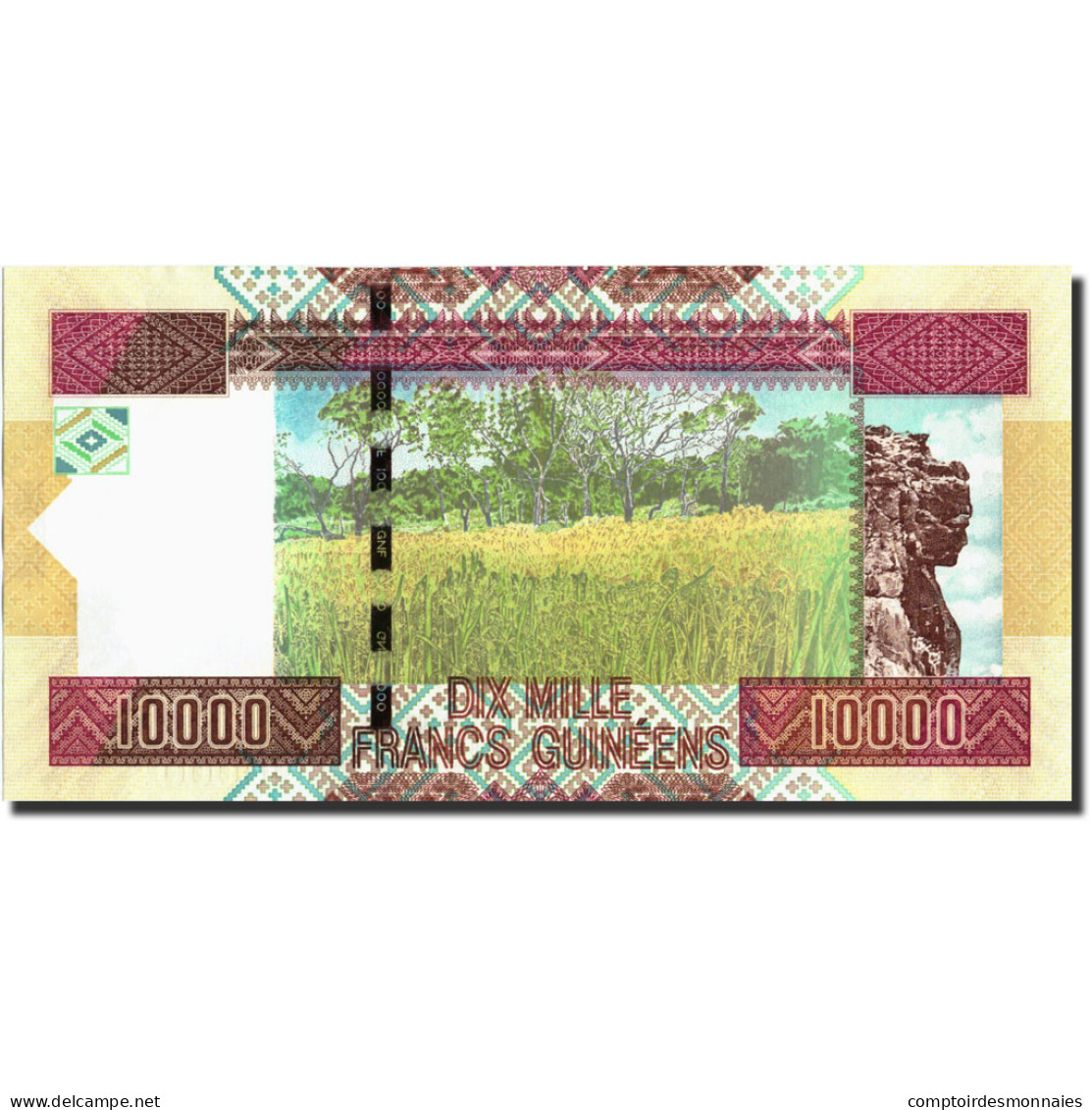 Billet, Guinea, 10,000 Francs, 2012, 2012, KM:46, NEUF - Guinea