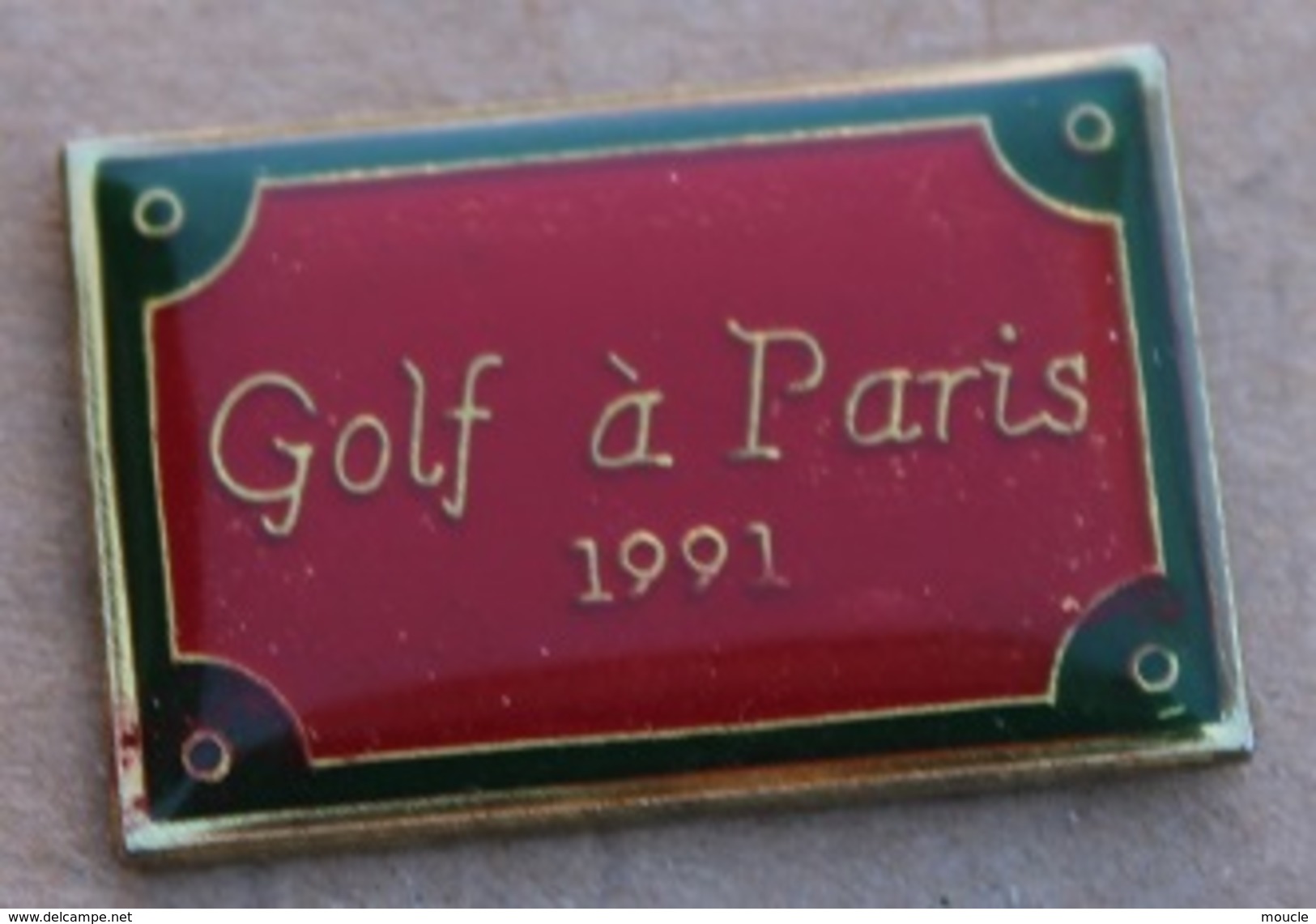 GOLF A PARIS 1991 - PLAQUE DE RUE - FRANCE -    (15) - Golf