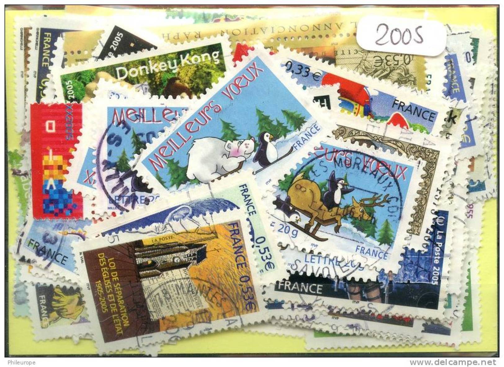France  Années Completes (o) 2005 (132 Timbres) - 2000-2009