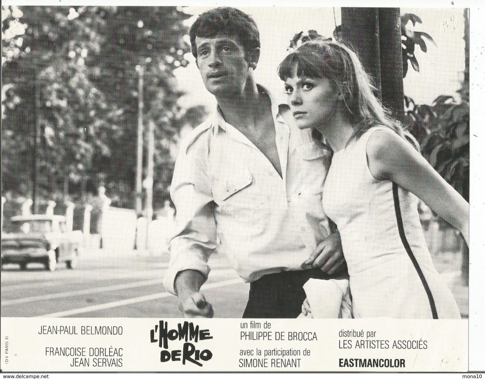 Petites Affiches De Cinéma - L'Homme De Rio Avec Françoise Dorléac, Jean Paul Belmondo En Moto..... - Posters