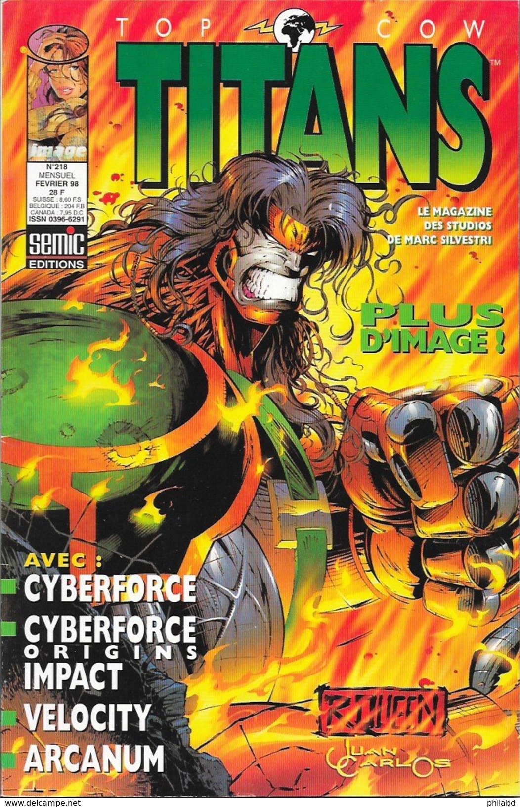 TITANS 218 - Sémic 1998 TB - Titans