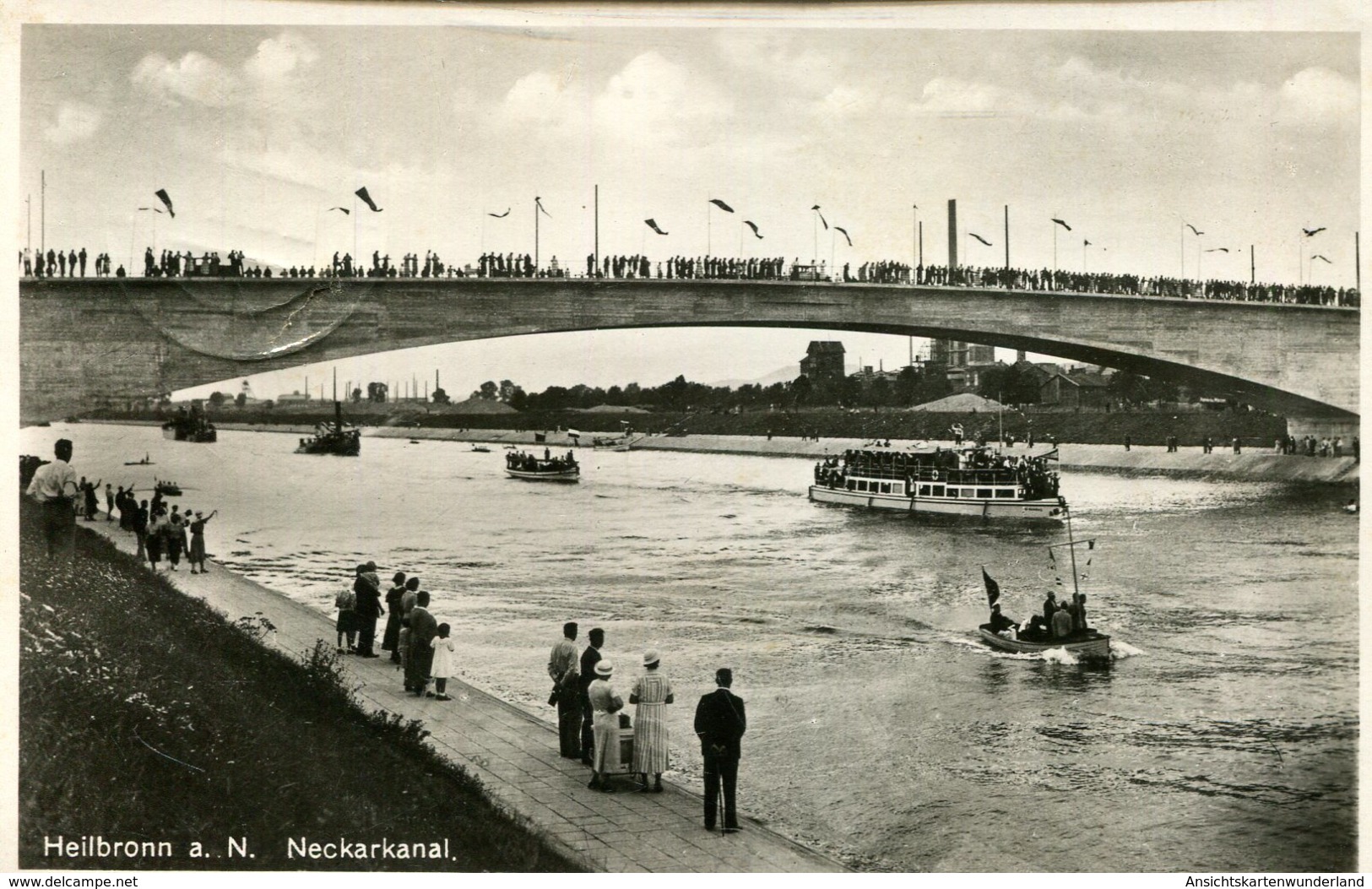 Heilbronn A. N. - Neckarkanal 1939 (000174) - Heilbronn