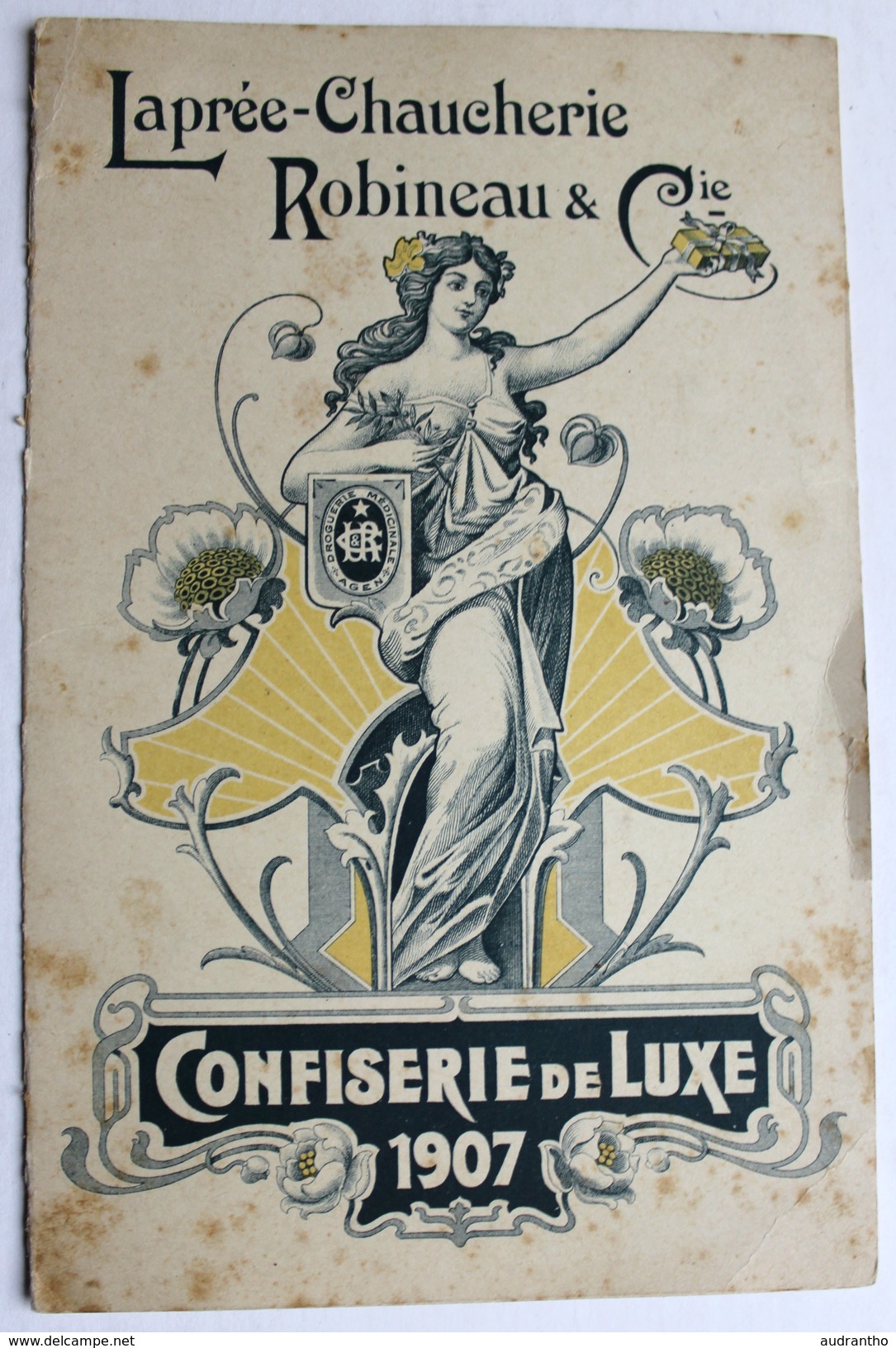 Confiserie De Luxe Laprée Chaucherie Robineau & Cie AGEN 1907 Catalogue Publicitaire Tarifs - 1900 – 1949