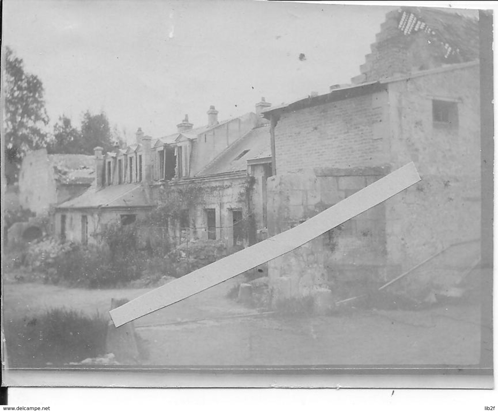 Aisne Pommiers 1916 La Ferme De Rochemont 1 Photo D'un Album Allemand Du I.R 65 14-18 Ww1 - War, Military