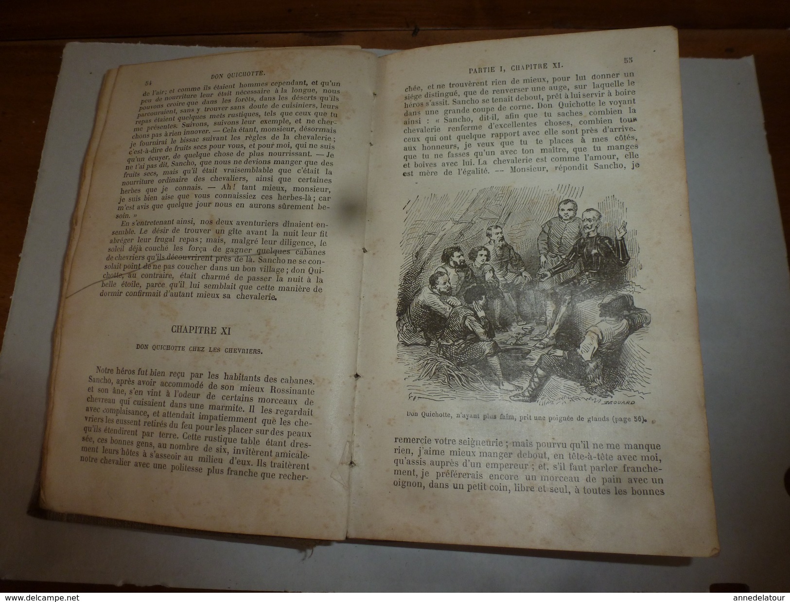 1900- 19??  DON QUICHOTTE DE LA MANCHE  , dessins signés Nouard ,    Imprimerie Crété